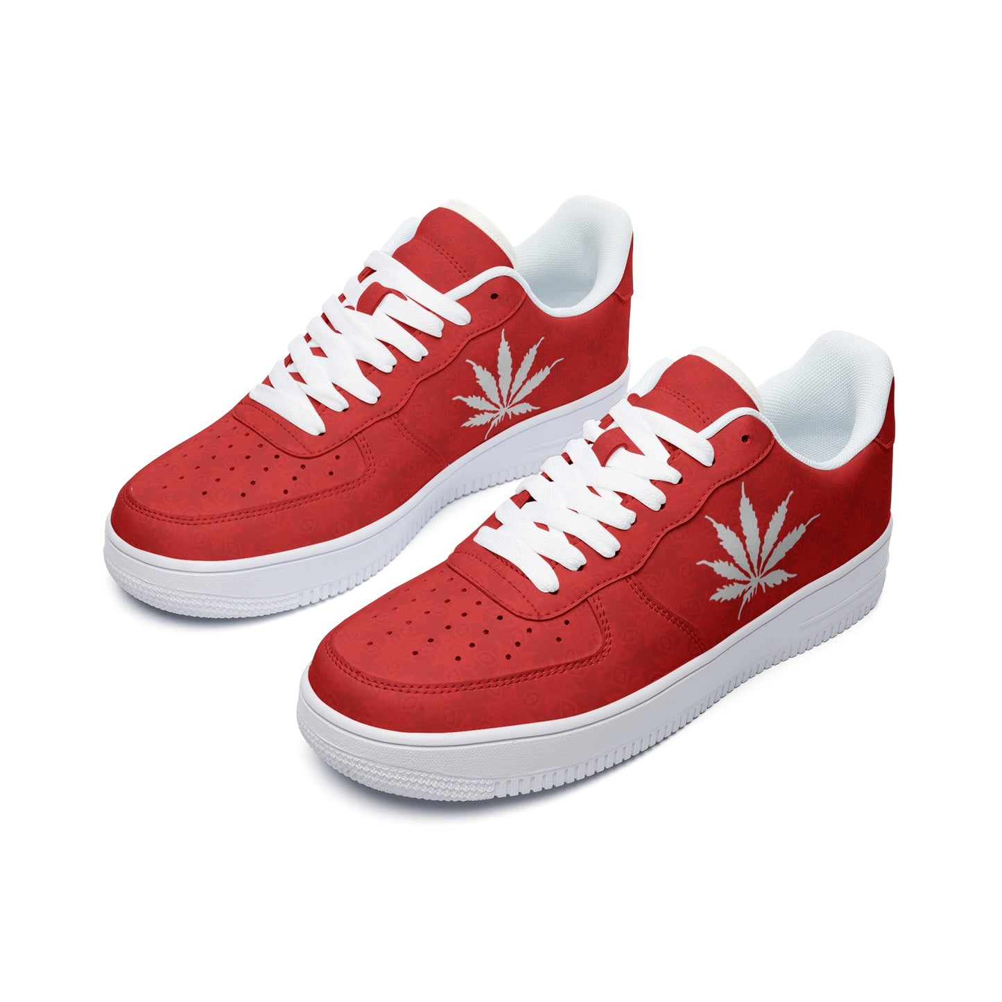 BLOOD FROST ICE Infinite Universe Unisex Low Top Leather Sneakers