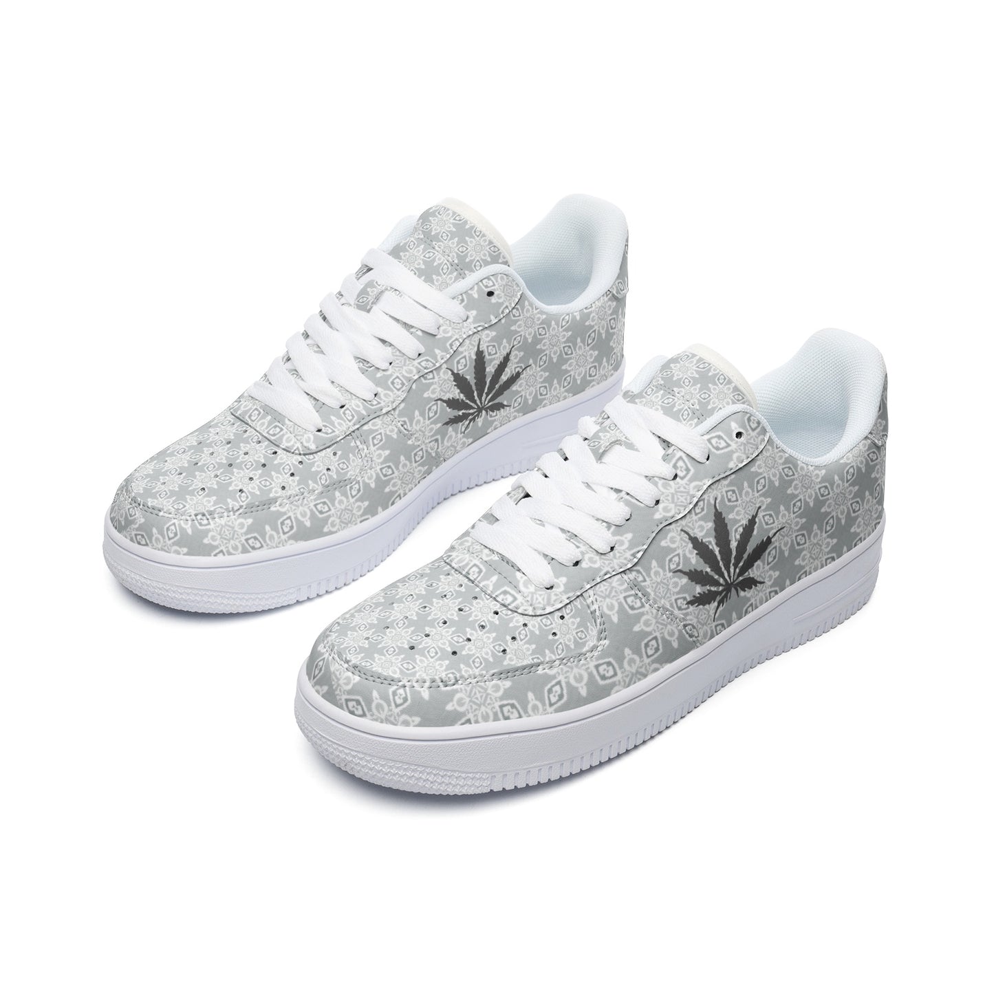 Silverline Infinite Universe Unisex Low Top Leather Sneakers